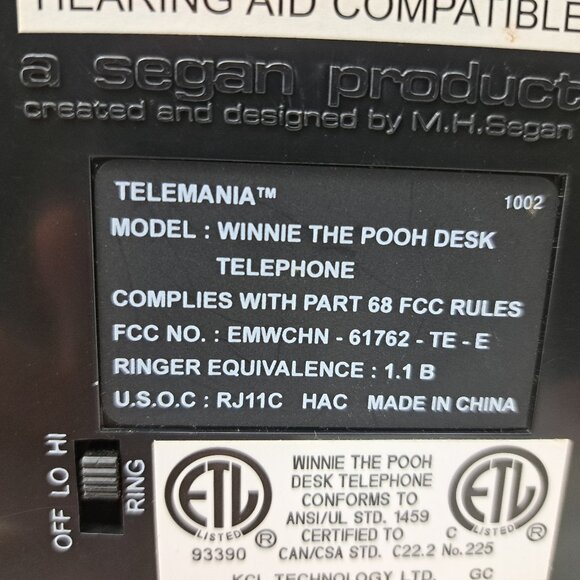 Winnie The Pooh Telephone - Picture 10 of 11